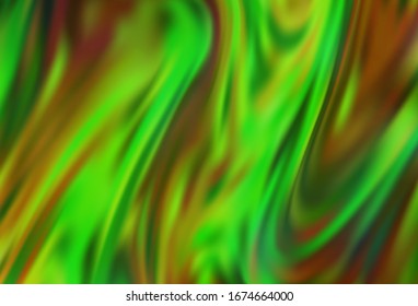 Diseño abstracto del vector verde claro difuminado. Una elegante ilustración brillante con gradiente. El mejor diseño borroso para su negocio.