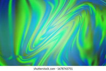 Light Green vector abstract blurred background. Colorful abstract illustration with gradient. Background for a cell phone.
