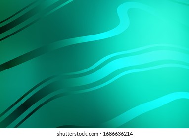 Fondo difuminado abstracto del vector verde claro. Una elegante ilustración brillante con gradiente. Nuevo estilo para el diseño de su negocio.