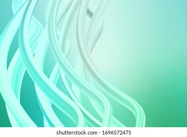 Fondo difuminado abstracto del vector verde claro. Ilustración creativa en estilo de medio tono con degradado. Antecedentes elegantes para un libro de marca.