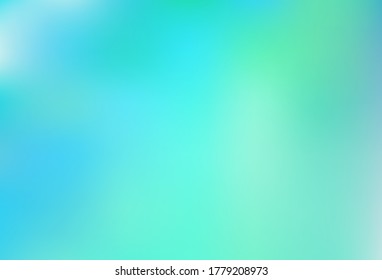 Light Green vector abstract blurred background. New colored illustration in blur style with gradient. New style for your business design.