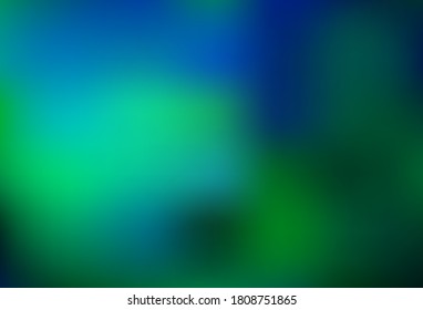 Fondo difuminado abstracto del vector verde claro. Ilustración colorida en estilo abstracto con gradiente. El mejor diseño borroso para su negocio.