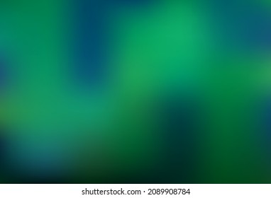 Light Green vector abstract blurred template. Creative illustration in halftone style with gradient. Smart texture for your design.