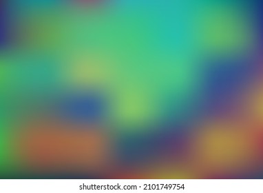 Light Green vector abstract blurred pattern. Creative illustration in halftone style with gradient. Brand new template for your design.