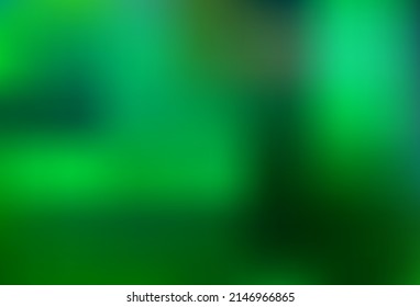 Light Green vector abstract blurred pattern. An elegant bright illustration with gradient. Elegant cover for a brand book.
