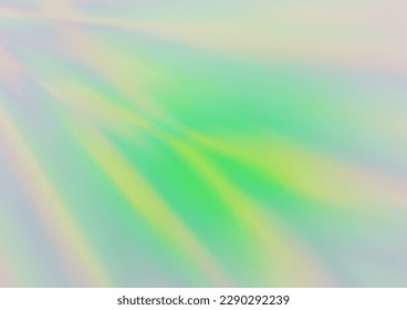 Light Green vector abstract blurred template. Colorful abstract illustration with gradient. The background for your creative designs.
