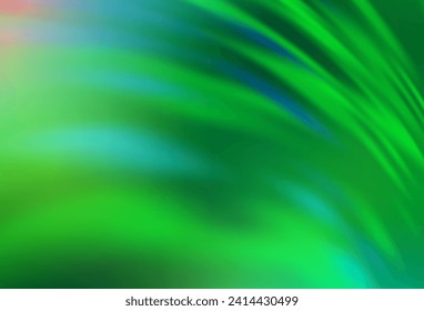 Fondo difuminado abstracto del vector verde claro. Una ilustración de color completamente nueva en un estilo borroso. Nuevo diseño de estilo para tu libro de marca.
