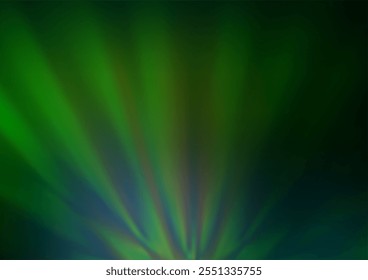 Verde claro vetor abstrato plano de fundo borrado. Ilustração colorida em estilo borrado com gradiente. Estilo novo para o design da sua empresa.