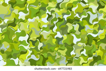 Light Green vector abstract blurred template. Shining illustration, which consist of blurred lines. The polygonal design can be used for your web site.