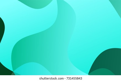 Light Green vector abstract blurred background. Creative illustration in halftone arched style with gradient. Brand-new style for your business design.