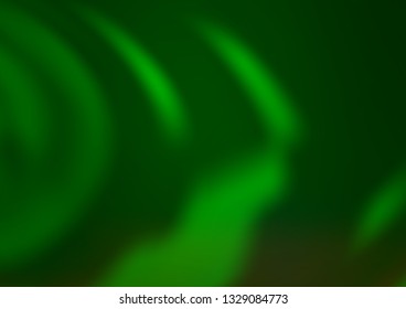 Light Green vector abstract bokeh pattern. Modern geometrical abstract illustration with gradient. The elegant pattern for brand book.