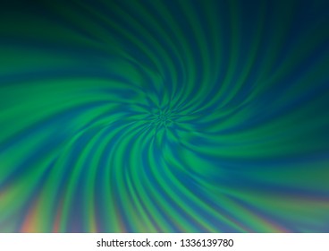 Light Green vector abstract bokeh pattern. Modern geometrical abstract illustration with gradient. The template for backgrounds of cell phones.