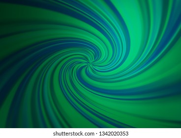 Light Green vector abstract bokeh pattern. Colorful illustration in blurry style with gradient. The background for your creative designs.