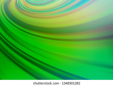 Light Green vector abstract bokeh pattern. An elegant bright illustration with gradient. The template can be used for your brand book.