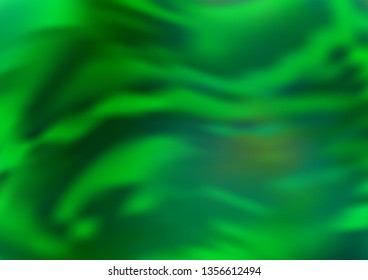 Light Green vector abstract bokeh pattern. A vague abstract illustration with gradient. The best blurred design for your business.