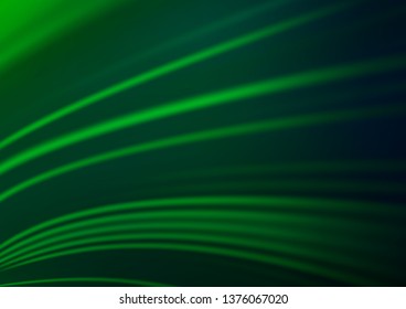 Light Green vector abstract bokeh pattern. Modern geometrical abstract illustration with gradient. Brand new style for your business design.