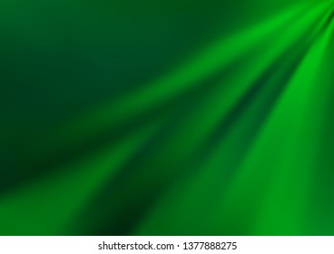 Light Green vector abstract bokeh pattern. Colorful illustration in blurry style with gradient. The blurred design can be used for your web site.