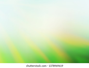 Light Green vector abstract bokeh pattern. Colorful abstract illustration with gradient. The template for backgrounds of cell phones.