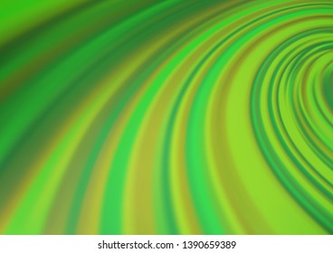 Light Green vector abstract bokeh pattern. Creative illustration in halftone style with gradient. The template for backgrounds of cell phones.