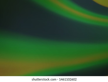 Light Green vector abstract bokeh pattern. Creative illustration in halftone style with gradient. The best blurred design for your business.