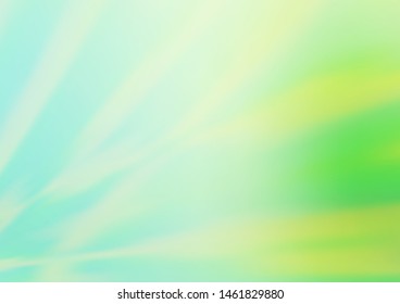 Light Green vector abstract bokeh pattern. A vague abstract illustration with gradient. Brand new style for your business design.