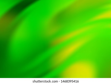 Light Green vector abstract bokeh pattern. Colorful illustration in abstract style with gradient. The template can be used for your brand book.