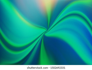 Light Green vector abstract bokeh pattern. Colorful abstract illustration with gradient. Brand new design for your business.
