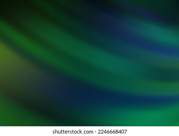 Patrón de bokeh abstracto del vector verde claro. Una elegante ilustración brillante con gradiente. Nuevo estilo para su diseño de negocio.