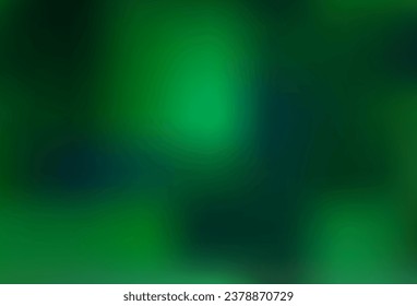 Patrón de bokeh abstracto del vector verde claro. Ilustración colorida de estilo borroso con gradiente. Textura inteligente para tu diseño.