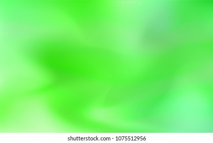 Light Green vector abstract bright texture. A completely new color illustration in a vague style. Brand-new design for your business.
