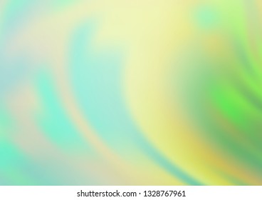Light Green vector abstract bright template. Colorful illustration in blurry style with gradient. The elegant pattern for brand book.