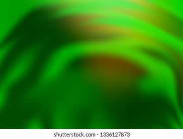 Light Green vector abstract bright background. A vague abstract illustration with gradient. The blurred design can be used for your web site.