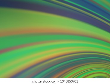 Light Green vector abstract bright template. Colorful illustration in blurry style with gradient. The template for backgrounds of cell phones.