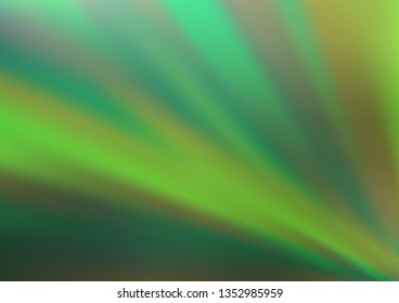 Light Green vector abstract bright template. A completely new color illustration in a bokeh style. The template for backgrounds of cell phones.