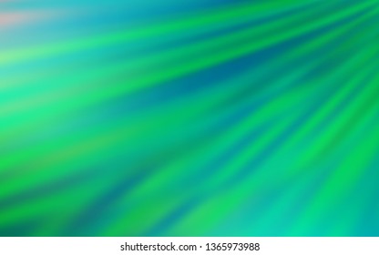 Light Green vector abstract bright pattern. A completely new colored illustration in blur style. New way of your design.