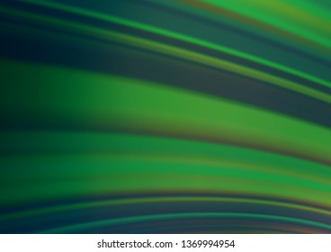 Light Green vector abstract bright background. Glitter abstract illustration with an elegant design. The elegant pattern for brand book.