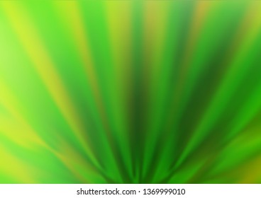 Light Green vector abstract bright template. Glitter abstract illustration with an elegant design. The blurred design can be used for your web site.