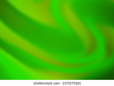 Light Green vector abstract bright background. A completely new color illustration in a bokeh style. The best blurred design for your business.