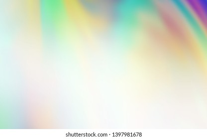 Light Green vector abstract bright template. Glitter abstract illustration with gradient design. Elegant background for a brand book.