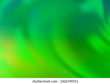Light Green vector abstract bright template. Colorful illustration in blurry style with gradient. The elegant pattern for brand book.