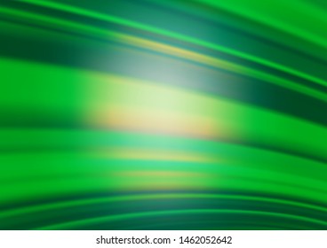 Light Green vector abstract bright template. Colorful illustration in blurry style with gradient. The template can be used for your brand book.