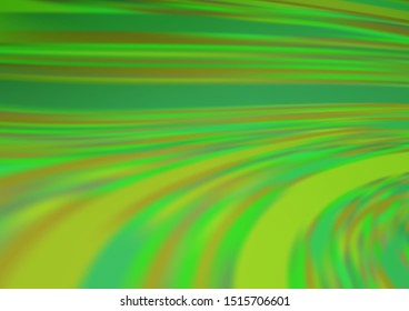 Light Green vector abstract bright template. Colorful abstract illustration with gradient. The blurred design can be used for your web site.