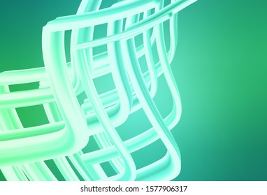Light Green vector abstract bright texture. Glitter abstract illustration with gradient design. Completely new design for your business.