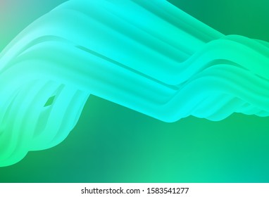 Light Green vector abstract bright texture. A completely new colored illustration in blur style. Background for designs.