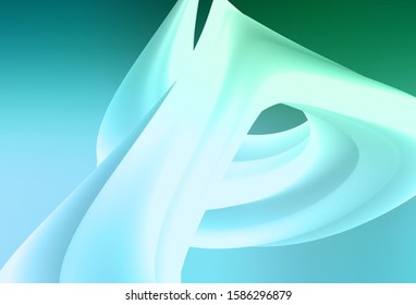 Light Green vector abstract bright pattern. A completely new colored illustration in blur style. The best blurred design for your business.