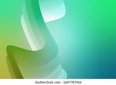 Light Green vector abstract bright template. A completely new colored illustration in blur style. Background for a cell phone.