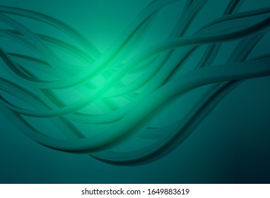 Light Green vector abstract bright template. A completely new colored illustration in blur style. Blurred design for your web site.