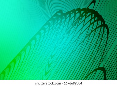 Hellgrüne Vektorillustration abstrakte helle Vorlage. Kreative Illustration im Stil der Halbfone mit Farbverlauf. Hintergrund für ein Handy.