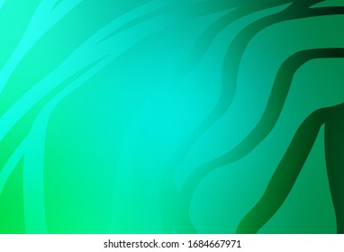 Light Green vector abstract bright texture. Colorful abstract illustration with gradient. Elegant background for a brand book.