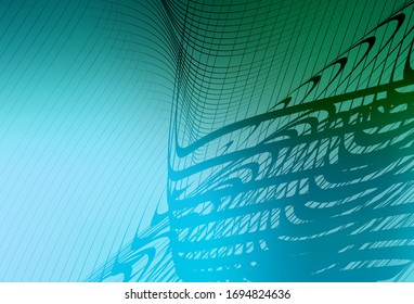 Textura brillante abstracta del vector verde claro. Nueva ilustración de color en estilo borroso con degradado. El mejor diseño borroso para su negocio.